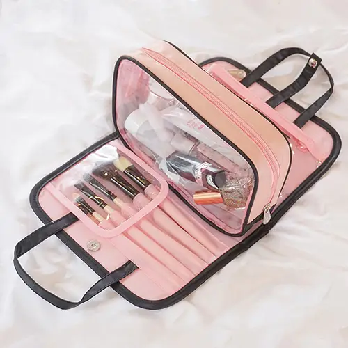 Wholesale Multi-Functional Cosmetic Travel Bags | Nylon Makeup Organizers for Beauty & Retail